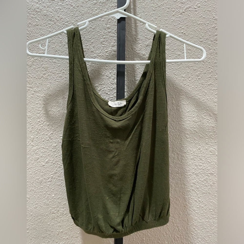Green tank top